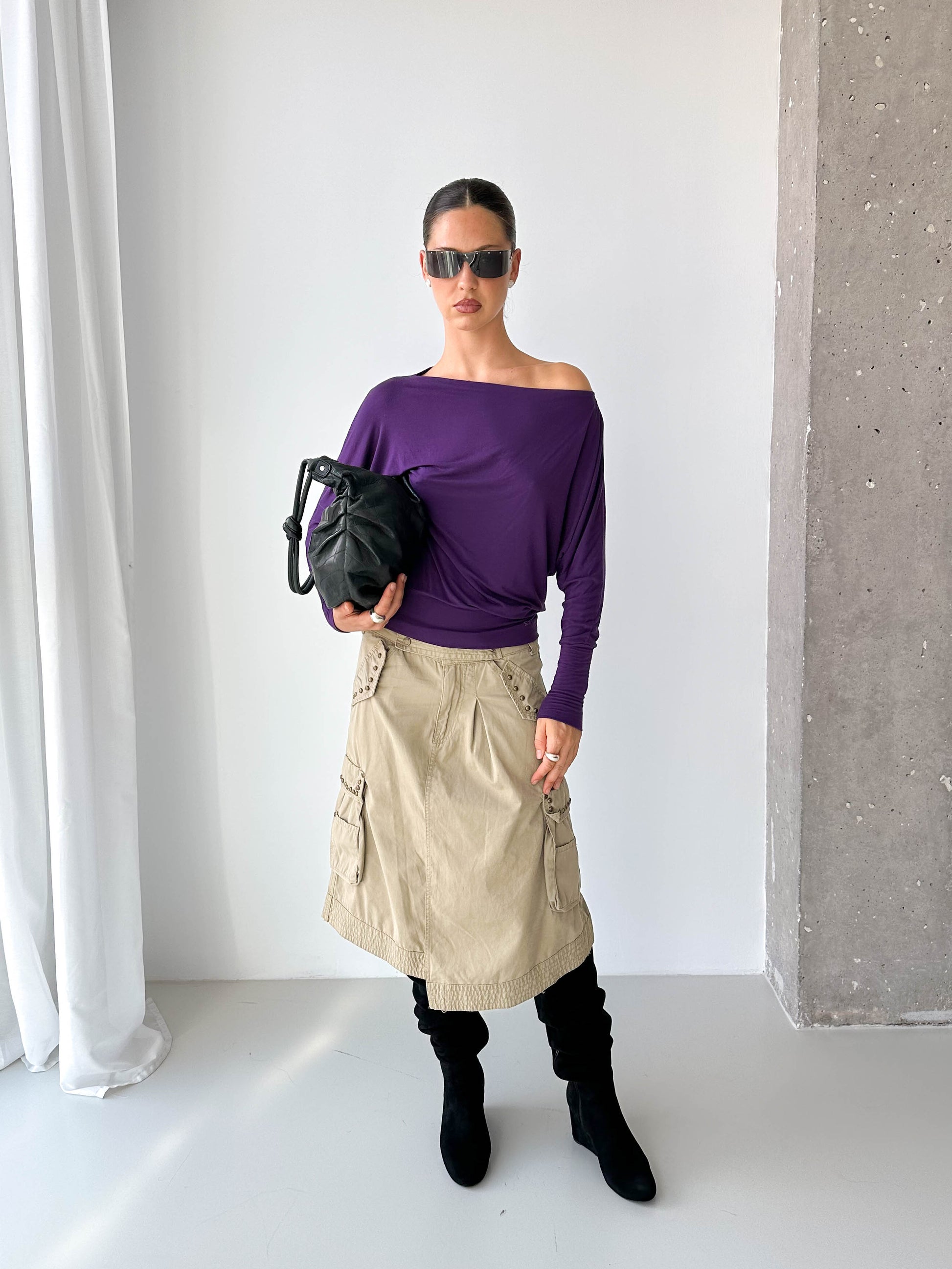 Cargo Midi Skirt
