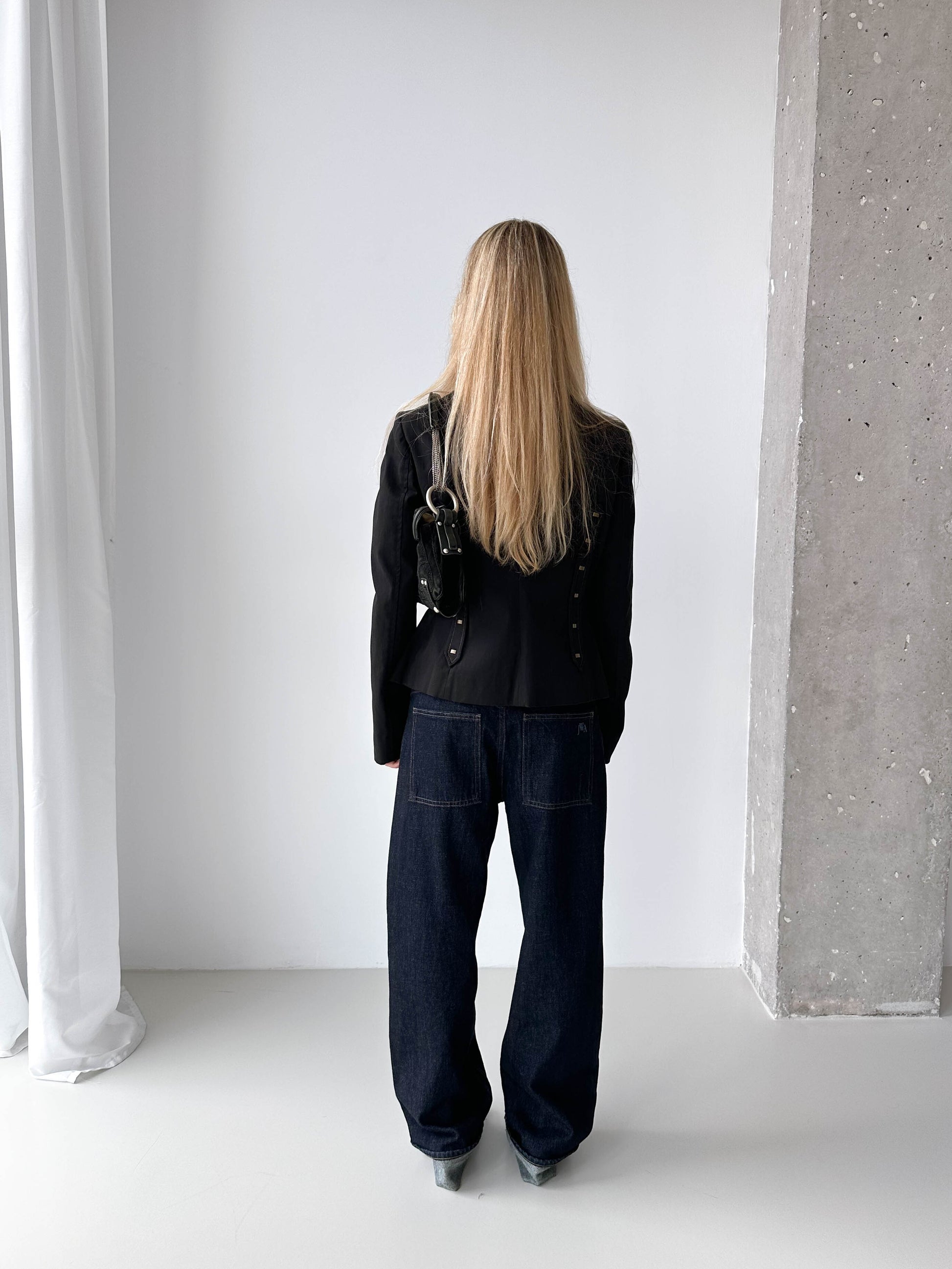 Italian Military Style Fitted Jacket
