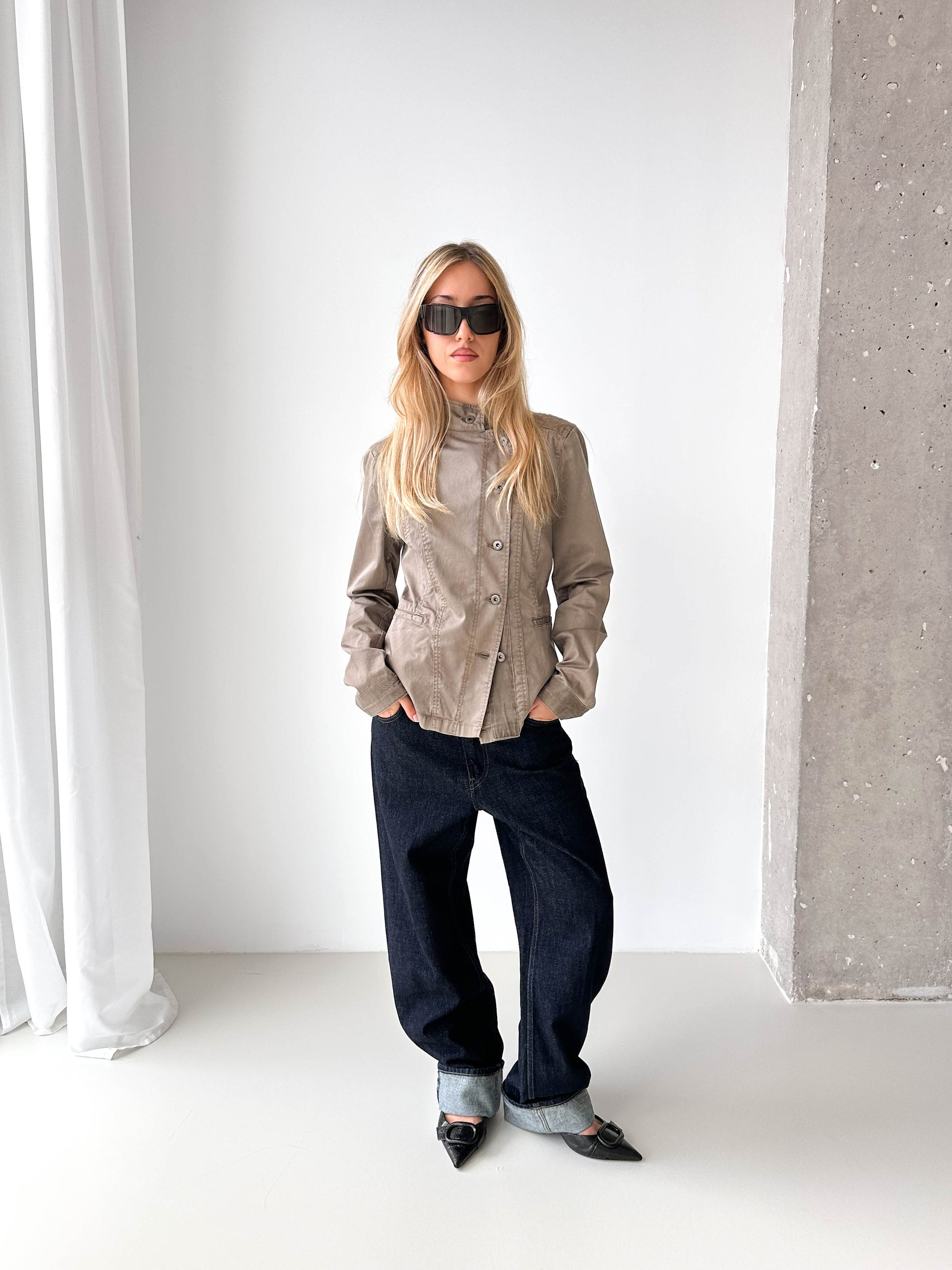 Armani Asymmetric Fitted Jacket